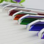 Gel pen,Promotional gel-ink pen with cap,black rubber gel-ink pen