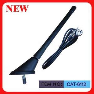 China ISO9001 Top Mounted AM FM Car Antenna Spring Mast 7 Black Plastic For Car on sale