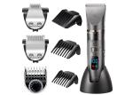 Professional Barber Shop Hair Clippers , Li Ion Battery Electric Hair Trimmer