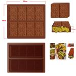 MHC Custom Deep Small Dubai Chocolate Silicone Mould , Dubai Chocolate Bar