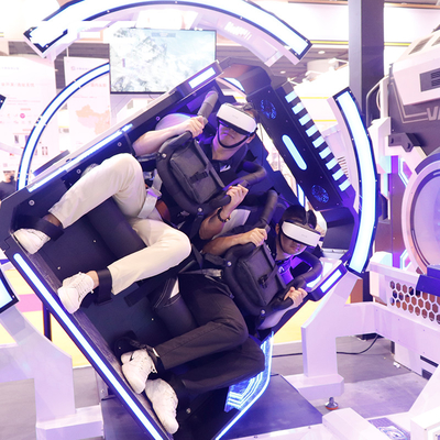 Two Seats 360 Degree VR Chair Machine Rotation Virtual Reality Gaming Simulator