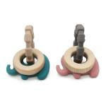 EN71 Silicone Wood Teether For Child