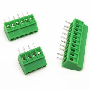 China 2.54mm Pitch PCB Mounted Screw Terminal Blocks 300V 10A on sale