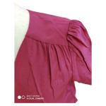 Lady V Neck Breathable Viscose Short Sleeve Blouse
