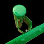 Straight Barrier Galvanized Steel Round Post for Traffic Security and Protection