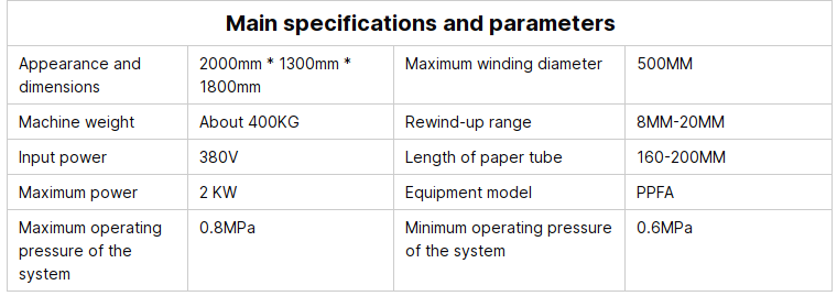 Compact Automatic PP Coil Winding Machine