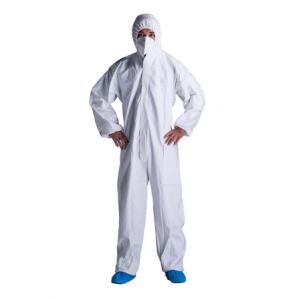China Blue Medical Protective Clothing / Plastic Isolation Gowns Disposable Cpe Suit factory