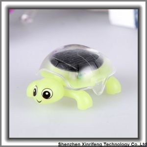 Mini Solar Powered Tortoise Educational Toy Cute Plastic Turtle