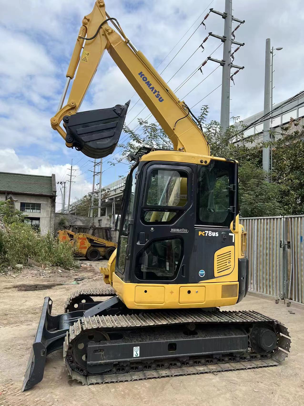 Japan Used Komatsu PC78 Mini Excavator Original Hydraulic Valve Transport Height 2.5m