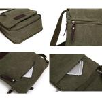 Polyester Canvas Shoulder Tote Bag Business Messenger Anti Dirty Lightweight