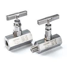 China Threaded End 6000PSI Steel Needle Valve Monel Alloy 400 3/8&quot; MNPT x FNPT factory
