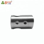 Perpendicular Joiner Stainless Steel Handrail Fittings Handrail Tube Connectors