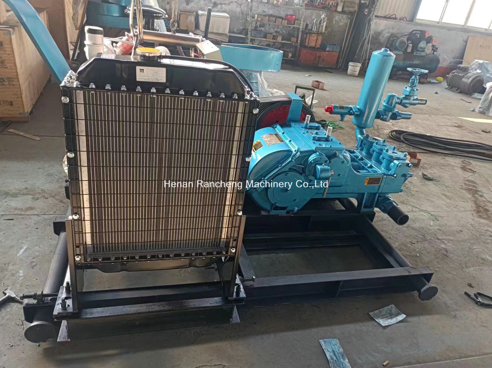 Horizontal Tri-Cylinder Dual Role Penthouse Detroit Piston Pump BW850 Mud Pump With Flow 850L/min