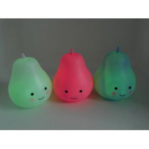 High Quality Pear Shape Unique Flashing Light Toy Cute LED Table Decoration