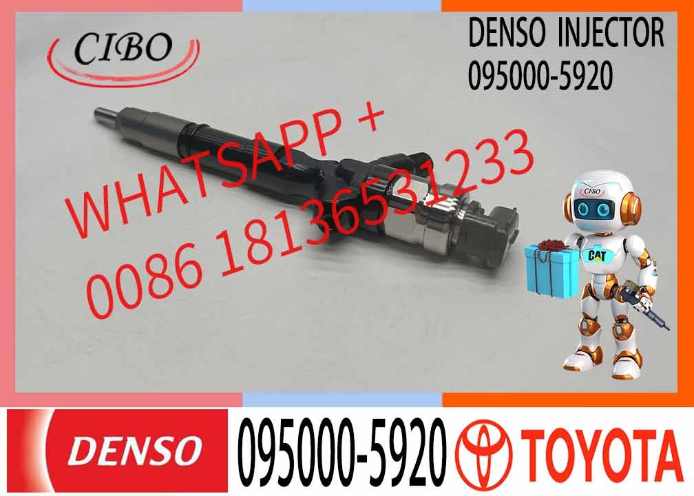 Common Rail Fuel Injector 095000-5920 23670-09070 For Toyota Hilux 1KD 3.0 for denso