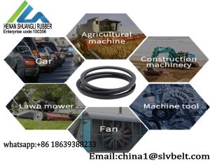China Rubber NB SBR Material SPA V Belt Vulcanized Trapezoid Type Length 87''-97'' factory