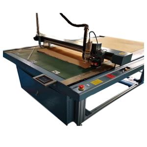 China 1500*1000mm Cutting Area Flatbed Printer for Hotels Cardboard Kraft Paper Vinyl Sticker factory