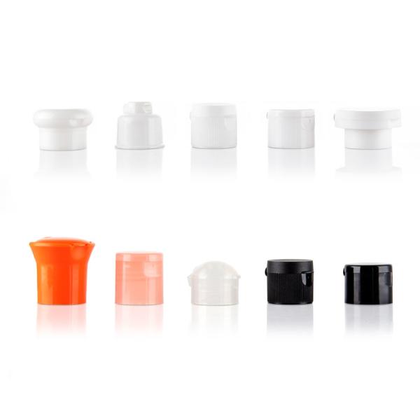 China Flip Top Bottle Cap Closure Non Spill For 24/410 Neck Size Plastic Cap Closure factory