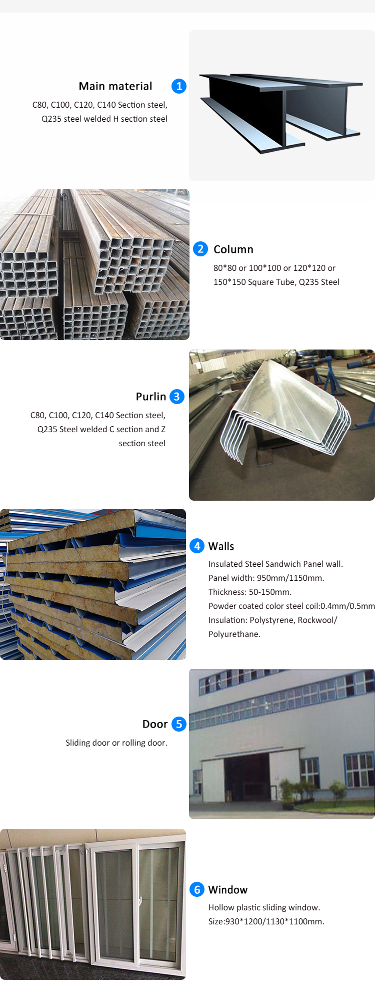 Zontop Structure Building Low Cost Office Hotel Factory Workshop Warehouse Prefabricated Steel Building