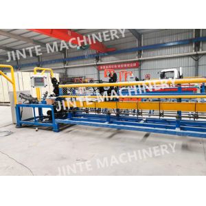 Diamond Wire Mesh 4.5mm PLC Chain Link Fencing Machine