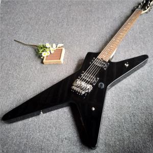 China 7 strings Blue electric guitar in black factory