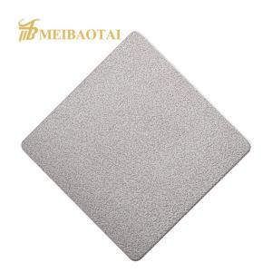 China Slit Edge Silver Embossed Stainless Steel Sheet 1219x2438mm factory