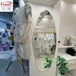 Full Unbreakable Glass Mirror Modern Design Style for Wall Mounted Home Bathroom