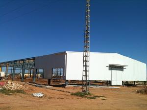 China Pre Engineered Tube Steel Buildings Q235 Q355 Galvanize Painted factory