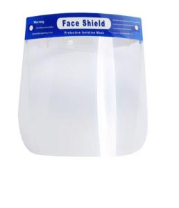 China Outside Medical Face Shield Distortion Free Wrap Around PET Material Elegant factory