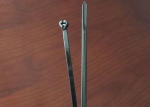 China UL94V-2 Fireproof Self Locking Nylon Cable Ties With Stainless Steel Barb factory