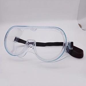 China Double Layer PC Lens Medical Safety Goggles Anti Impact Function Clear Color factory