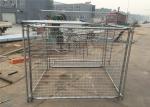 Environmental Q235 Steel Weld / Chain Wire Trash Cage 1500mm X 2000mm