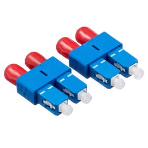 China SC male FC female fiber optic adapter,singlemode duplex/simplex Hybrid Fiber connector factory