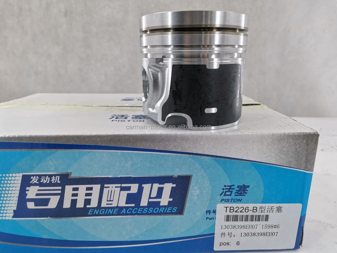 Tested Aluminum Piston for WEICHAI DEUTZ WP6 WP8 Engine Spare Parts LIUGONG SD LG 933 LG956 LG936 SANY FOTON XCMA Loader