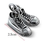 Men and Women Sterling Silver Pendant Necklace with Silver Shoes Pendant