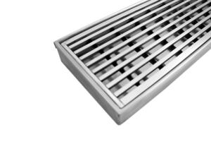 China High Specification Stainless Steel Channel Drain Grates Standard Width 995MM Gap 5MM factory