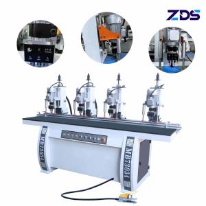 China Four Head Hinge Hole Drilling Machine Panel Furniture Door Hinge Boring Machine factory