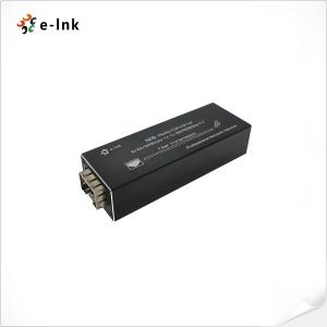 China 802.3at PoE PD SFP Fiber Media Converter Mini Gigabit 1000Mbps Aluminum Case OEM factory