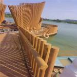 Aluminum Metal Ceilings Aluminum Bamboo Poles Wall Claddings