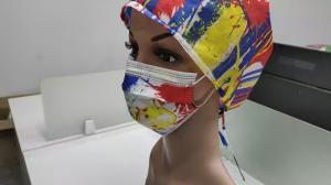 China S&amp;J Disposable 3-ply Kids Face Mask Medical Surgical Clinic Office Dental Food Daily Use ASTM F2100 Cute Cartoon Animal Patterns factory