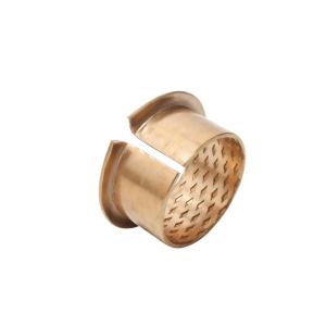 China Load Capacity Flange Bronze Bushings with Oil Lubrication for Engineering Machinery factory