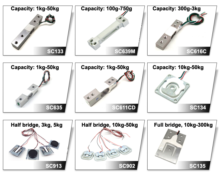 SC126 X300 Y360 force torque sensor Submersible 6 Axis Load Cell multi axis weight sensor