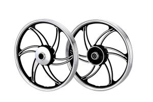 China Aluminum Motorcycle Motorbike motor motorcycle AX100 DY100 1.2-17 1.4-17Whee Alloy wheels factory