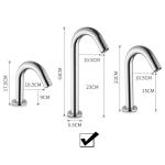 Bathroom Deck Mounted SS 10cm Distance Sensor Water Faucet