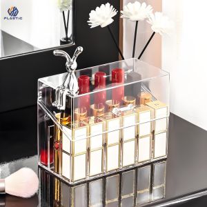 Rectangular Shape Stackable Acrylic Storage Box For Jewelry Customizable