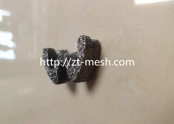 Special Shaped W Shape Knitted Wire Mesh Gasket Stainless Steel 0.11mm