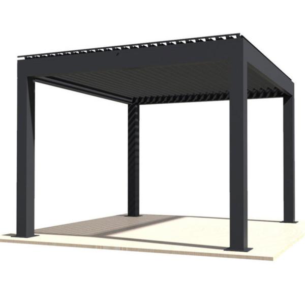 Aluminium Alloy Louver Turning Pavilion Outdoor Courtyard Villa Garden Windproof