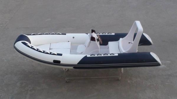 Inflatable Rigid Boats With Center Console , 5.2m ORCA Hypalon Inflatable Motor