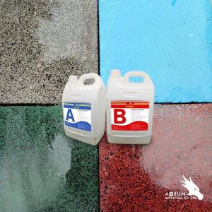 China OEM 100 Solids Epoxy Floor Coating Self Defoaming Alkali Resistant factory