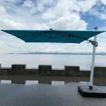 Big Patio Parasol Outdoor Aluminium Cantilever Restaurant Umbrella Sonnenschirm